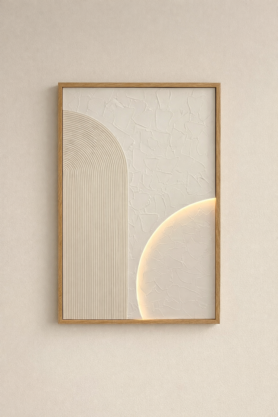 Nuviko Arqis / Cuadro LED minimalista de diseño 60x90 Cm