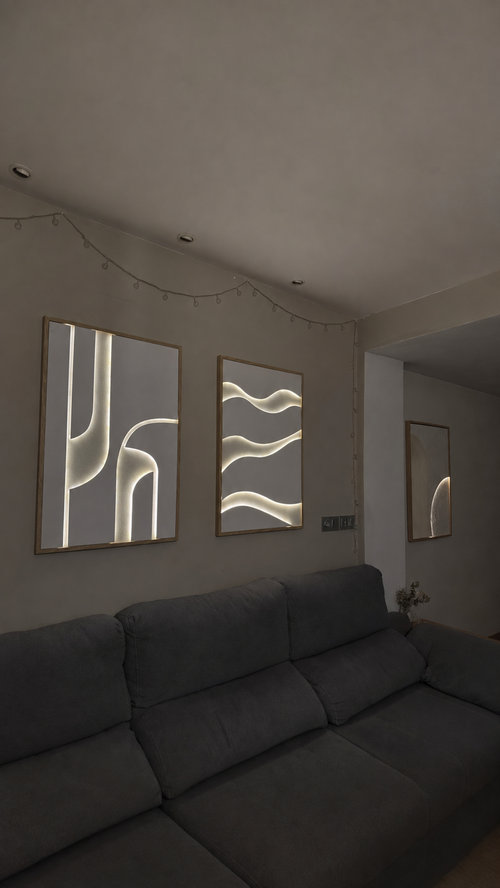 Nuviko Alde / Cuadro LED minimalista de diseño 60X90 Cm