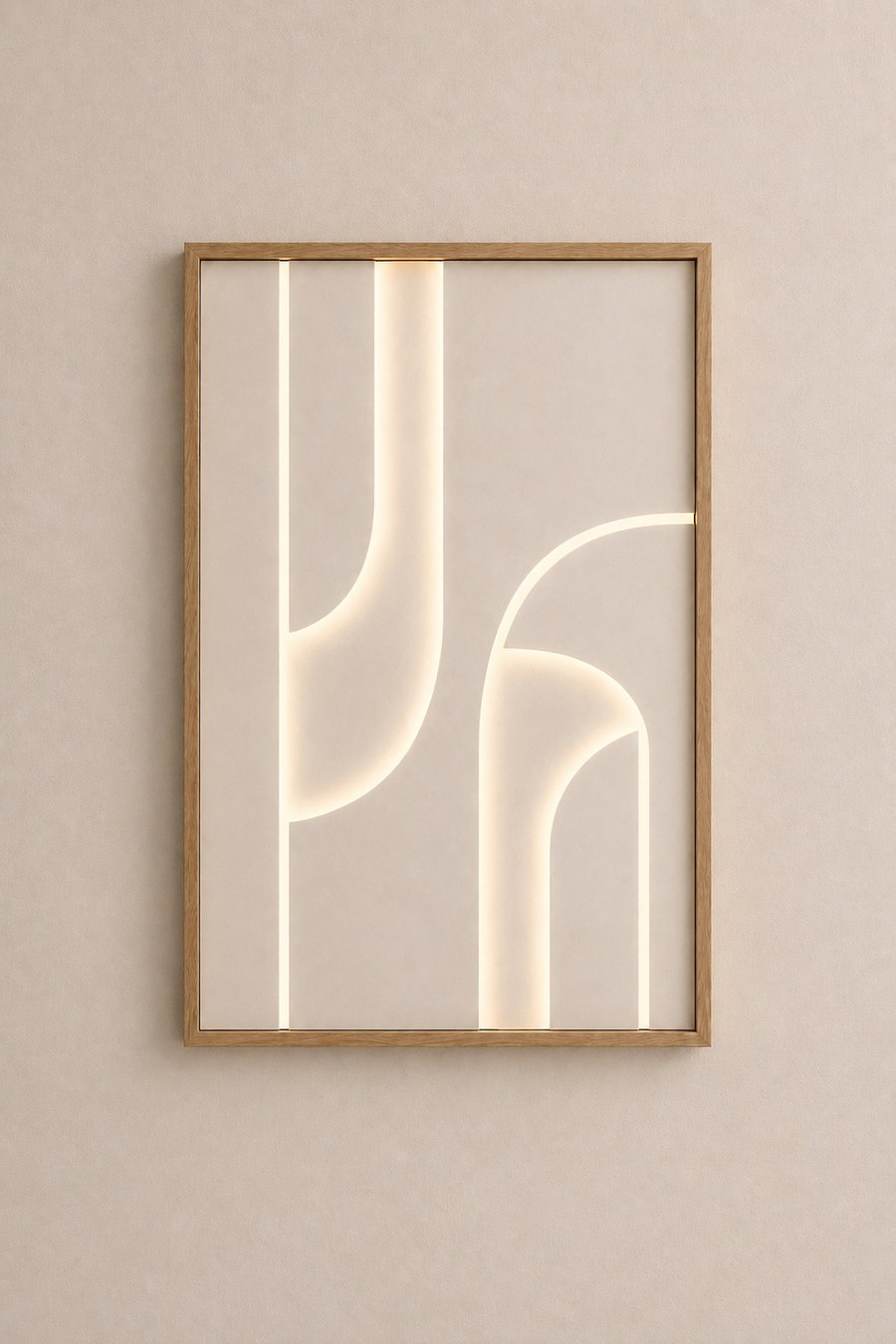Nuviko Alde / Cuadro LED minimalista de diseño 60X90 Cm