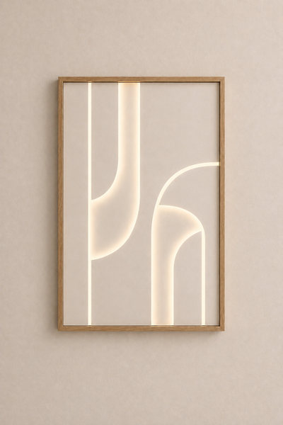 Nuviko Alde / Cuadro LED minimalista de diseño