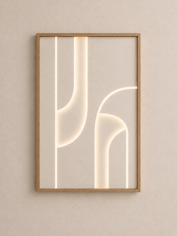 Nuviko Alde / Cuadro LED minimalista de diseño